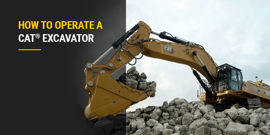 How to Operate a Cat Excavator